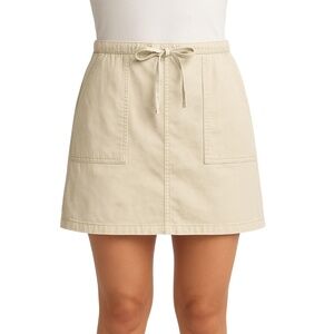 NY KHAKIS New York & Company Womens Skirt Size 12 Khaki Beige‎ Cotton